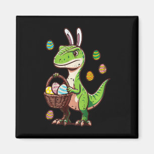 Aimant Enfants Pâques Dinosaure Trex Œuf Chasse Garçons E