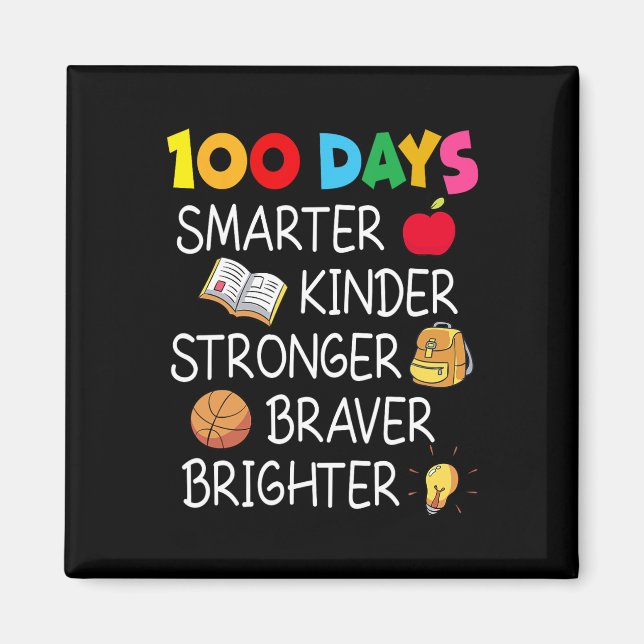 Aimant Enfants plus intelligents plus forts plus brillant (Devant)