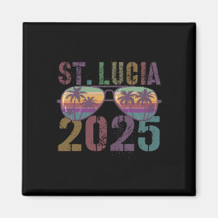 Aimant Enfants Sainte-Lucie 2025 Voyage Croisière Vacance