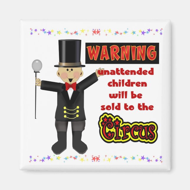 Aimant Enfants sans assistance (Devant)