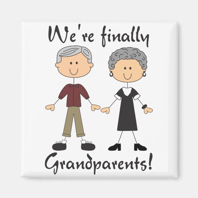 Aimant Enfin grands-parents (Devant)