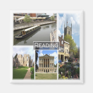 Aimant ENG052 READING, Europe, Angleterre, Fridge