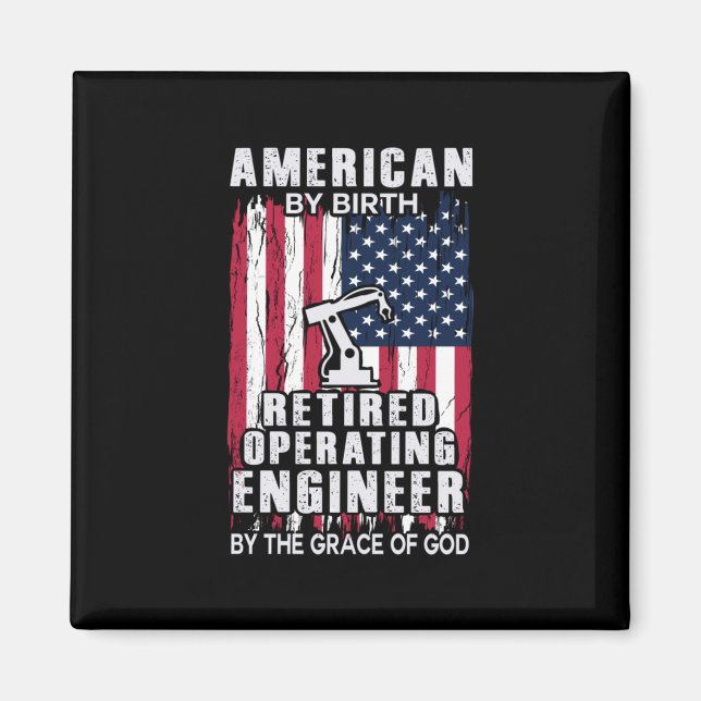 Aimant Engineer American Retired Operating Engineer (Devant)