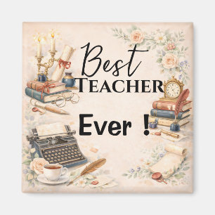 Aimant English Teacher Thank You Gift End of School Year