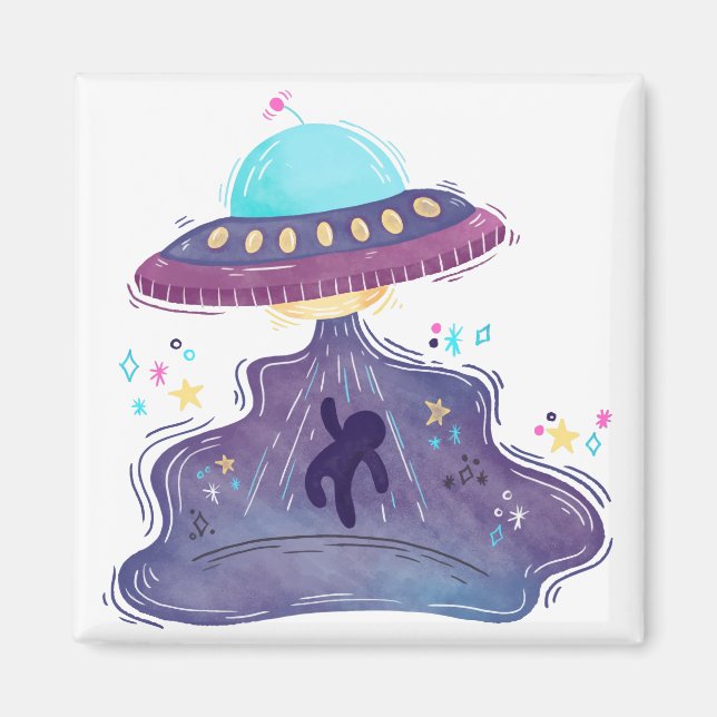 Aimant enlèvement d'aliens (Devant)
