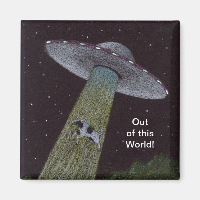 Aimant Enlèvement d'Aliens (Devant)