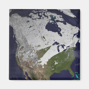 Aimant Enneigement d'hiver dans l'hémisphère nord