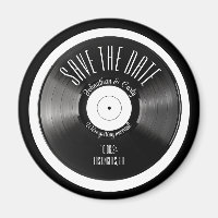 Enregistrement vinyle rétroactif noir enregistrer