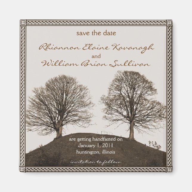 Aimant Enregistrer la date (Devant)