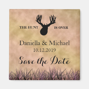 Aimant Enregistrer la date de fin de la chasse au Mariage