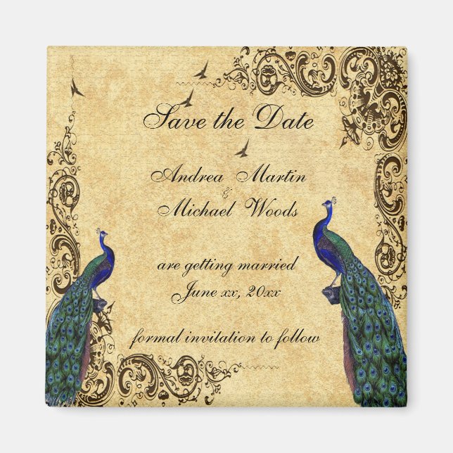 Aimant Enregistrer la date, le paquetage, l'aimant person (Devant)