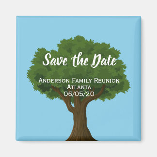 Aimant Enregistrer la réunion de famille de dates