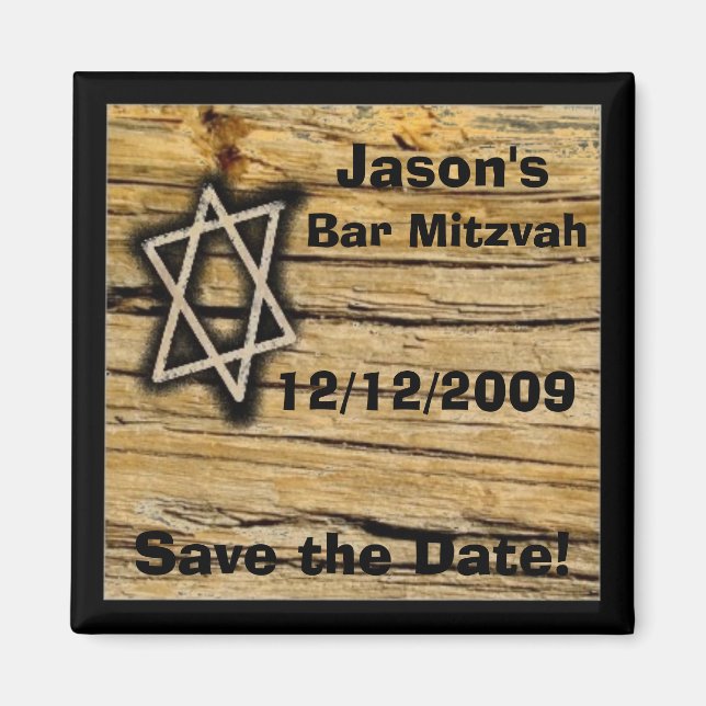 Aimant Enregistrer l'aimant de date (Devant)