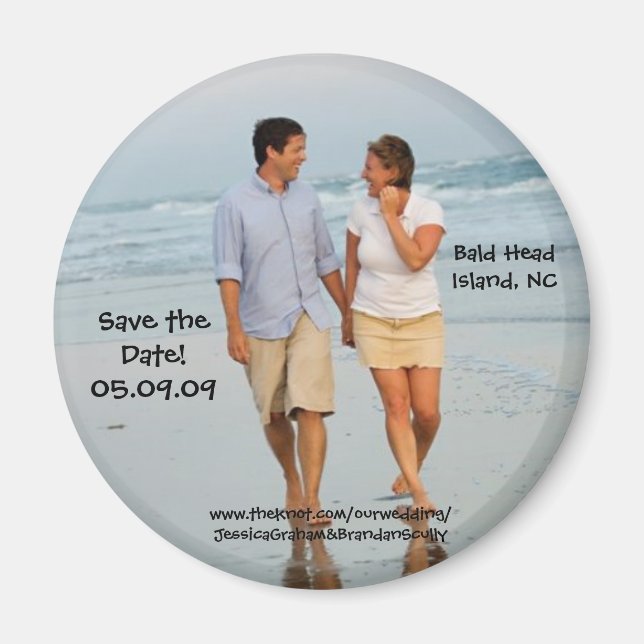 Aimant Enregistrer l'aimant de date (Devant)