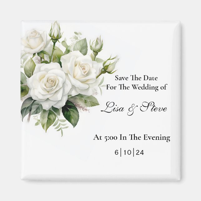 Aimant Enregistrer l'aimant de date (Devant)