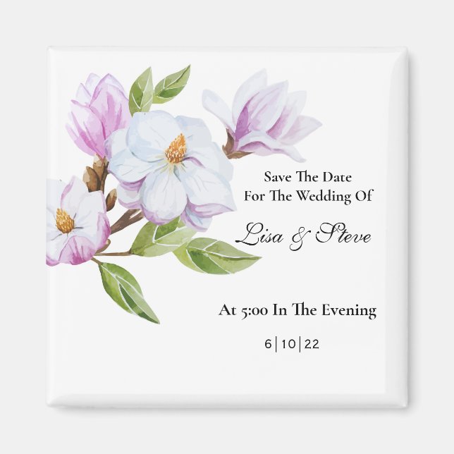 Aimant Enregistrer l'aimant de date (Devant)