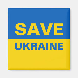Aimant Enregistrer l'aimant du drapeau ukrainien