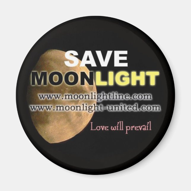 Aimant Enregistrer l'aimant Moonlight (Devant)