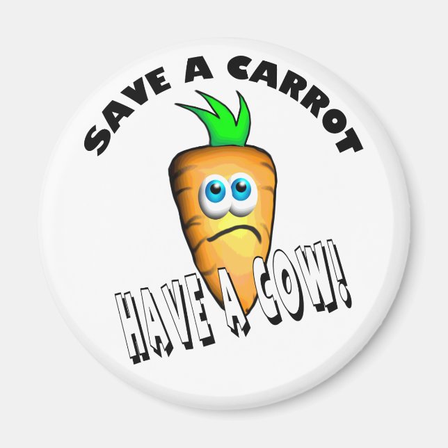 AIMANT ENREGISTRER UNE CARROT - AVOIR UNE VACHE (Devant)