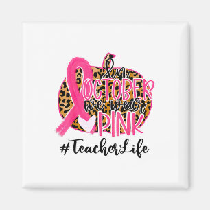 Aimant Enseignant Conscience du cancer du sein En Octobre