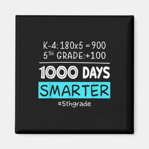 Aimant Enseignant de 5e année 1000 Jours Plus intelligent