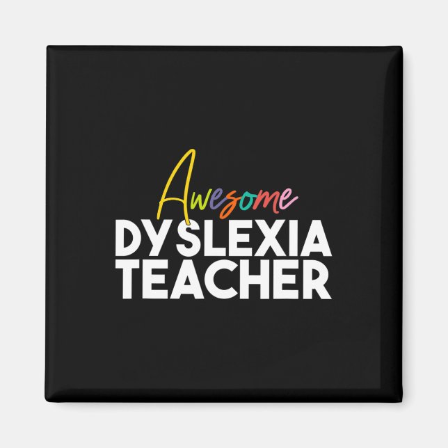 Aimant Enseignant de dyslexie  (Devant)