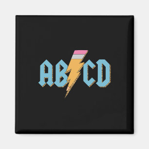 Aimant Enseignant De Roulement De Roche De Crayon Abcd Re