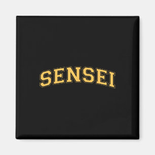 Aimant Enseignant en arts martiaux Sensei Instructeur en