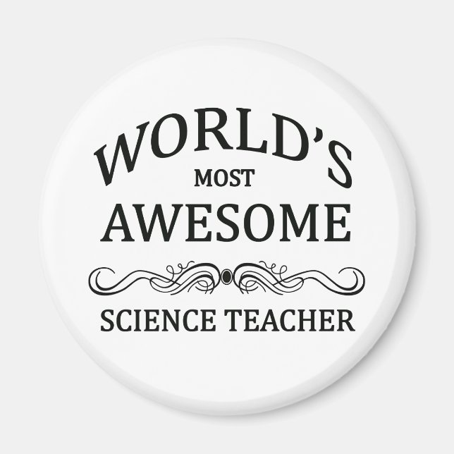 Aimant Enseignant scientifique le plus génial au monde (Devant)