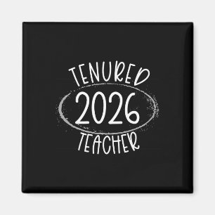 Aimant Enseignante titularisée 2026 Félicitations Titular