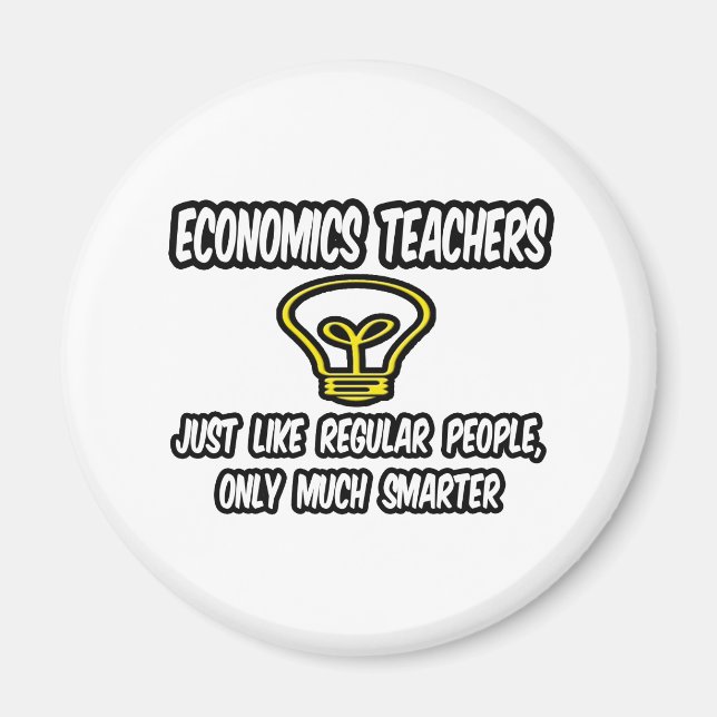 Aimant Enseignants Econ...Des gens réguliers, Seulement p (Devant)
