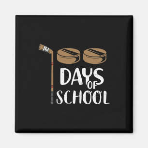 Aimant Enseignants Étudiants S'Amusent 100e Jour De Hocke