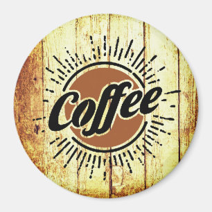 Aimant Enseigne de café vintage