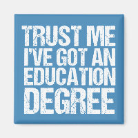 Enseignement amusant Major Graduation Cute Blue En