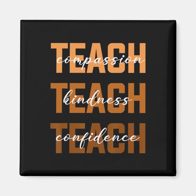Aimant Enseigner Compion Kindness Black History Melanin A (Devant)