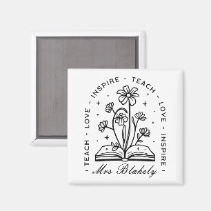 Aimant Enseigner l'amour inspire le nom personnalisé de l