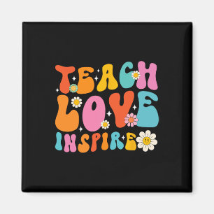Aimant Enseigner L'Amour Inspirer Le Premier Jour École R