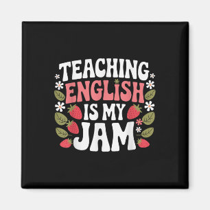 Aimant Enseigner L'Anglais Est Mon Professeur De Jam De R