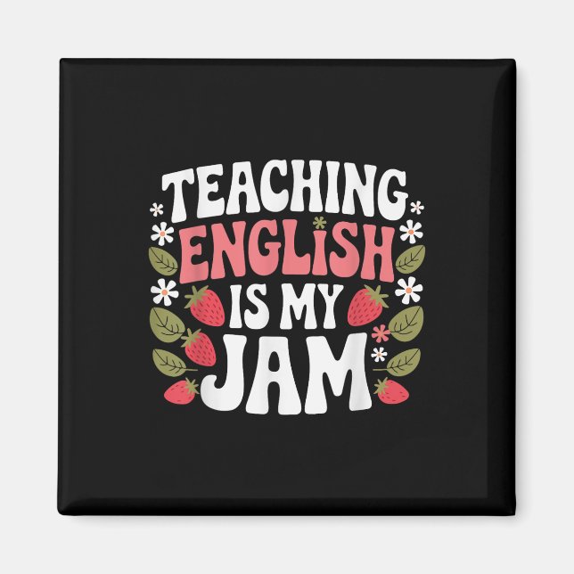 Aimant Enseigner L'Anglais Est Mon Professeur De Jam De R (Devant)