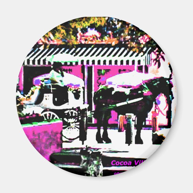 Aimant Ensemble Cocoa Village Gibney Le MUSÉE Zazzle (Devant)