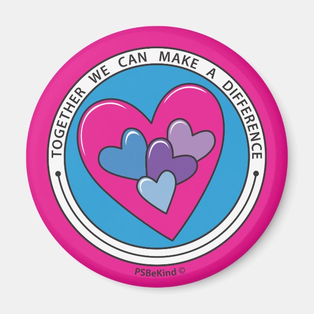 Aimant Ensemble, Nous Pouvons Faire Une Différence 2_ Mag (Devant)