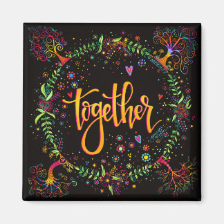 Aimant Ensemble tendance unique Whimsical coloré