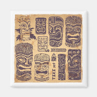 Ensemble Tiki vintage