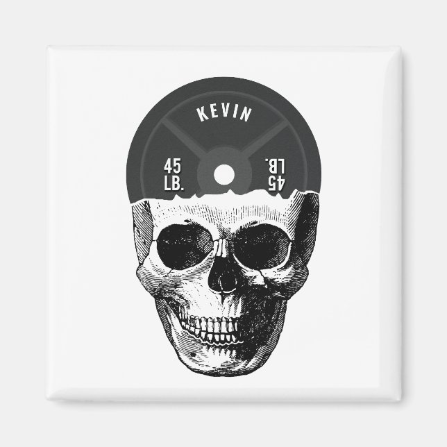 Aimant Entraînement au crâne en plaque de poids Fitness (Devant)