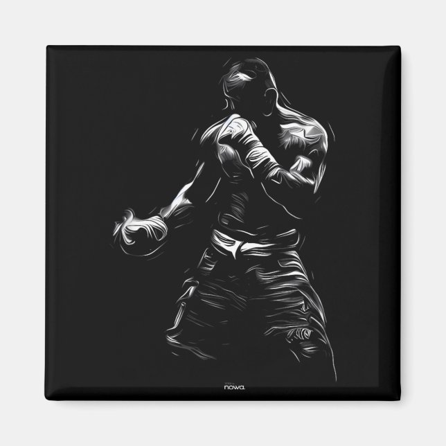 AIMANT ENTRAÎNEMENT DE BOXE PRATIQUE EN COMBAT (Devant)