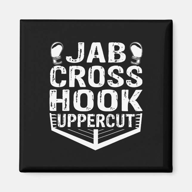 Aimant Entraînement de boxeur de Jab Cross Hook Uppercut  (Devant)