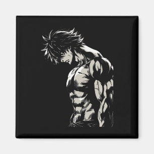 Aimant Entraînement motivant des biceps de personnage mas