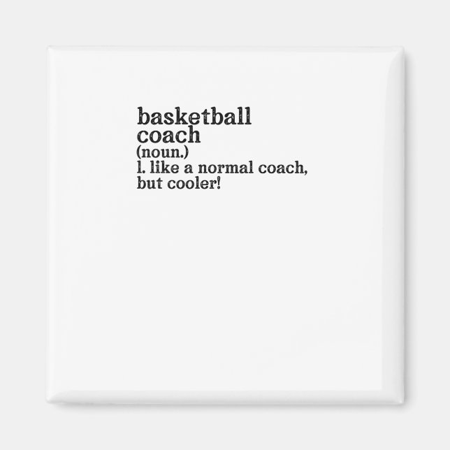 Aimant Entraîneur De Basketball Comme Un Entraîneur Norma (Devant)