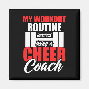 Aimant Entraîneur de cheerleading Entraînement Cheerleadi