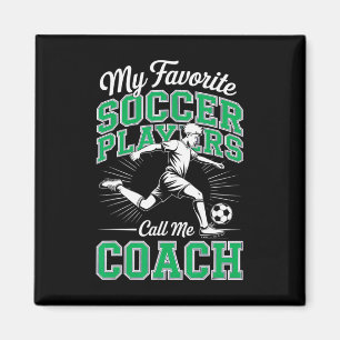 Aimant Entraîneur de football masculin Mes joueurs de foo
